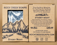 Load image into Gallery viewer, Rock Creek Soaps - Starry Night - Vegan Bar Soap
