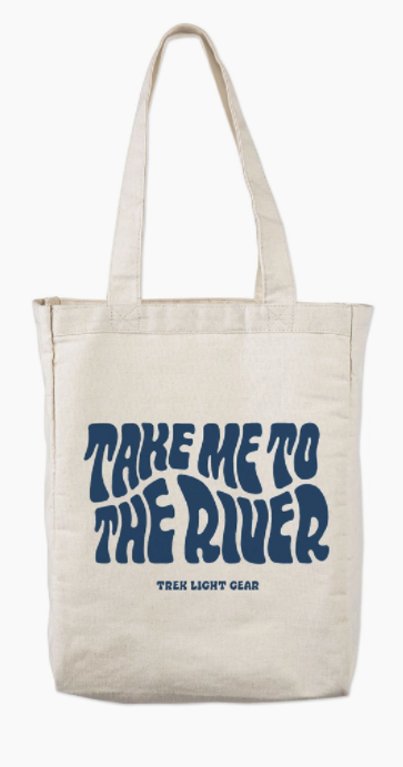 Take Me to the River Canvas Tote